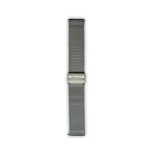 Stainless Steel Silver Mesh Watch Strap